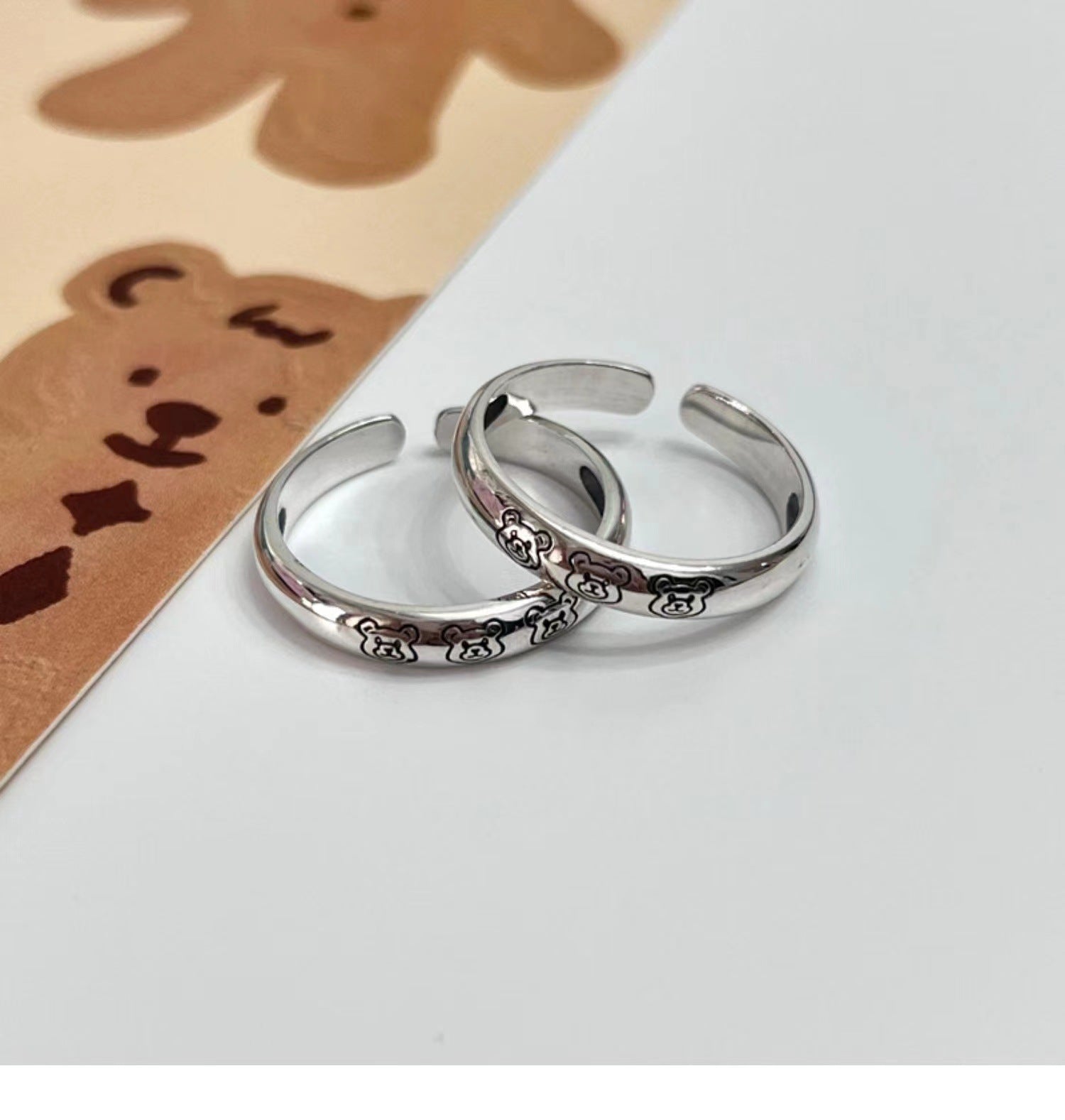 Wholesale Vintage Moonstone Pearl Copper Rings